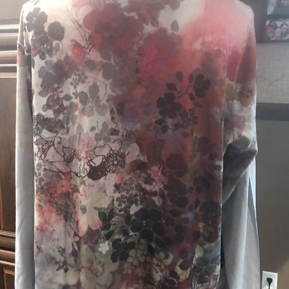 Appropriate Behavior Women's Floral Blouse Size 3X - Picture 10 of 16